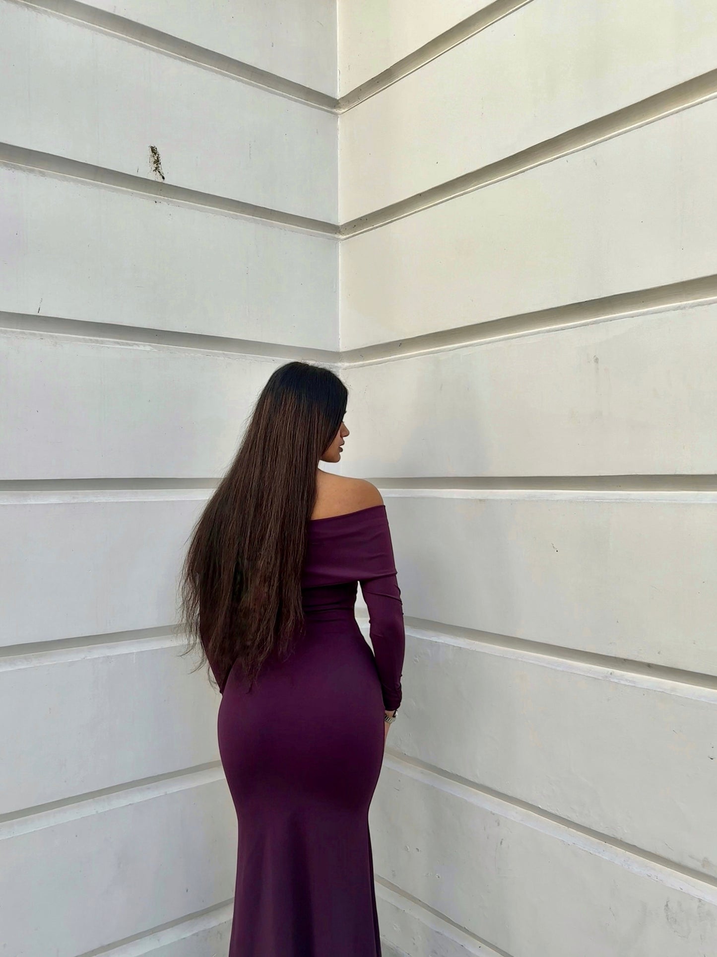 Wine  Bodycon Dress